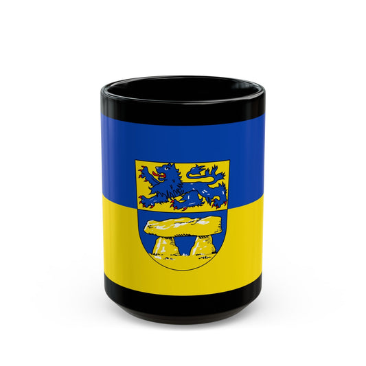 Flag of Heidkreis Germany - Black Coffee Mug-15oz-The Sticker Space