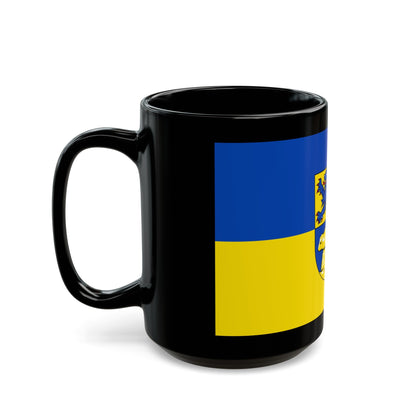 Flag of Heidkreis Germany - Black Coffee Mug-The Sticker Space