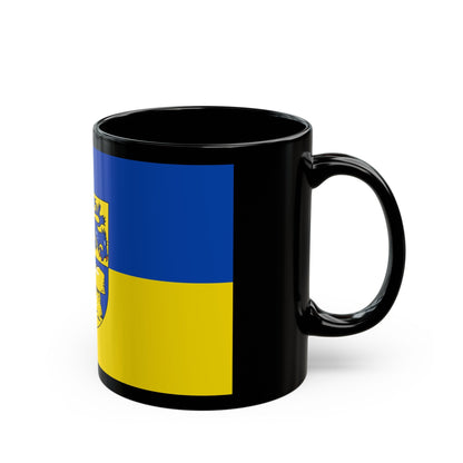 Flag of Heidkreis Germany - Black Coffee Mug-The Sticker Space