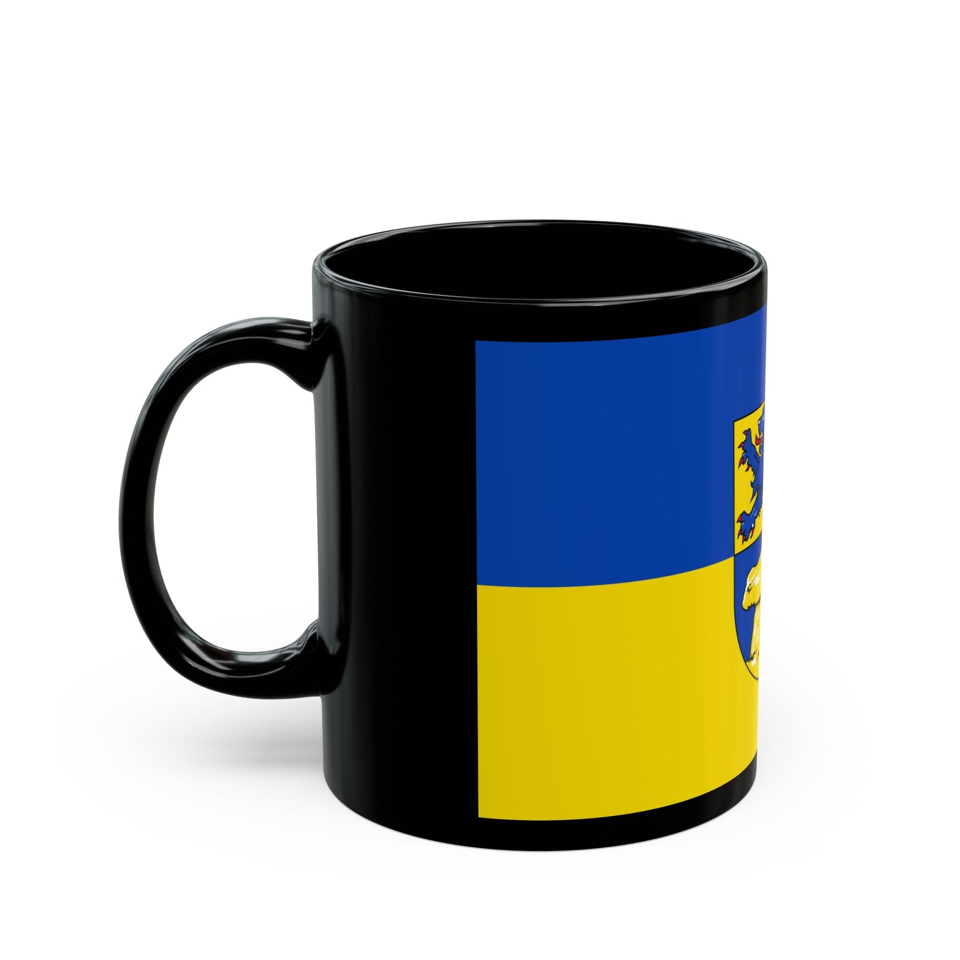 Flag of Heidkreis Germany - Black Coffee Mug-The Sticker Space