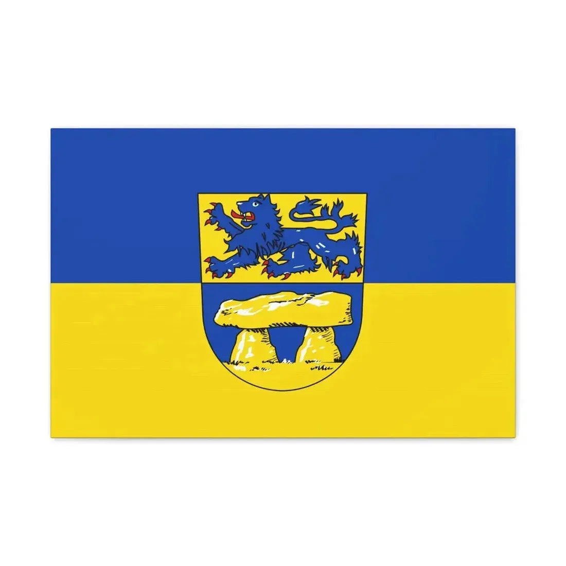 Flag of Heidkreis Germany - Canvas Wall Art 24″ x 16″ 1.25" - The Sticker Space