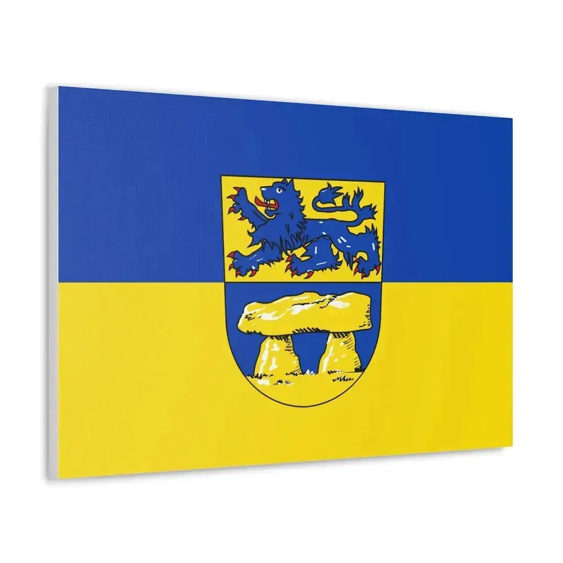 Flag of Heidkreis Germany - Canvas Wall Art - The Sticker Space