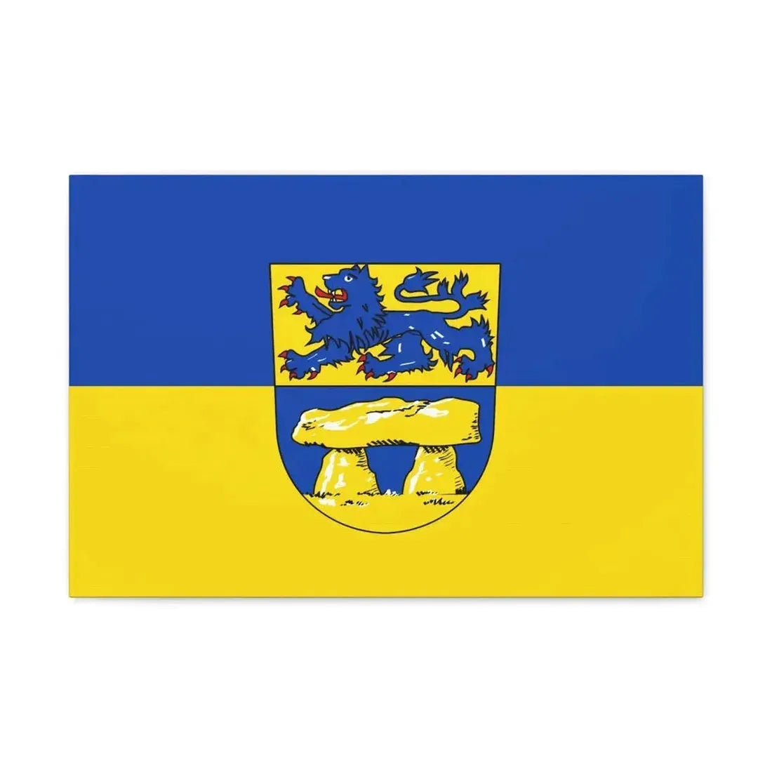 Flag of Heidkreis Germany - Canvas Wall Art - The Sticker Space