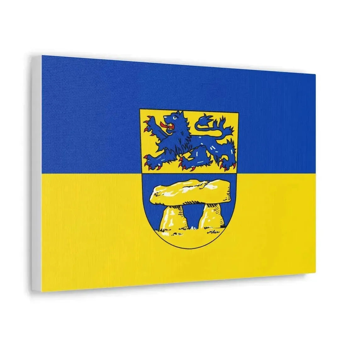 Flag of Heidkreis Germany - Canvas Wall Art - The Sticker Space