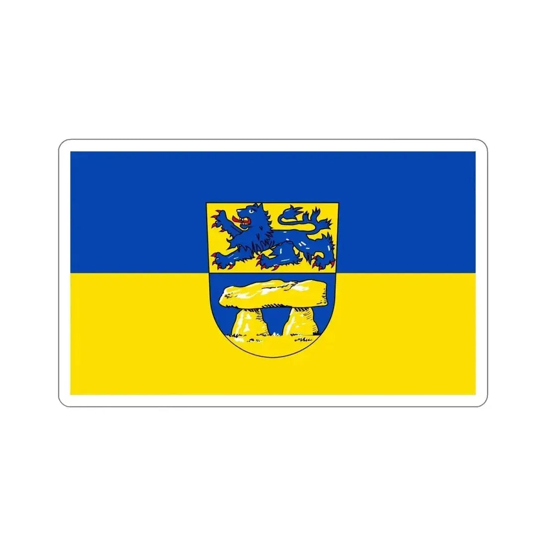 Flag of Heidkreis Germany STICKER Vinyl Die-Cut Decal - The Sticker Space
