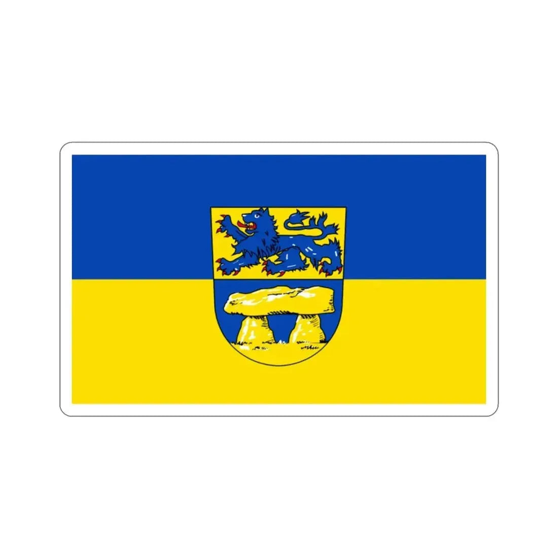 Flag of Heidkreis Germany STICKER Vinyl Die-Cut Decal - The Sticker Space