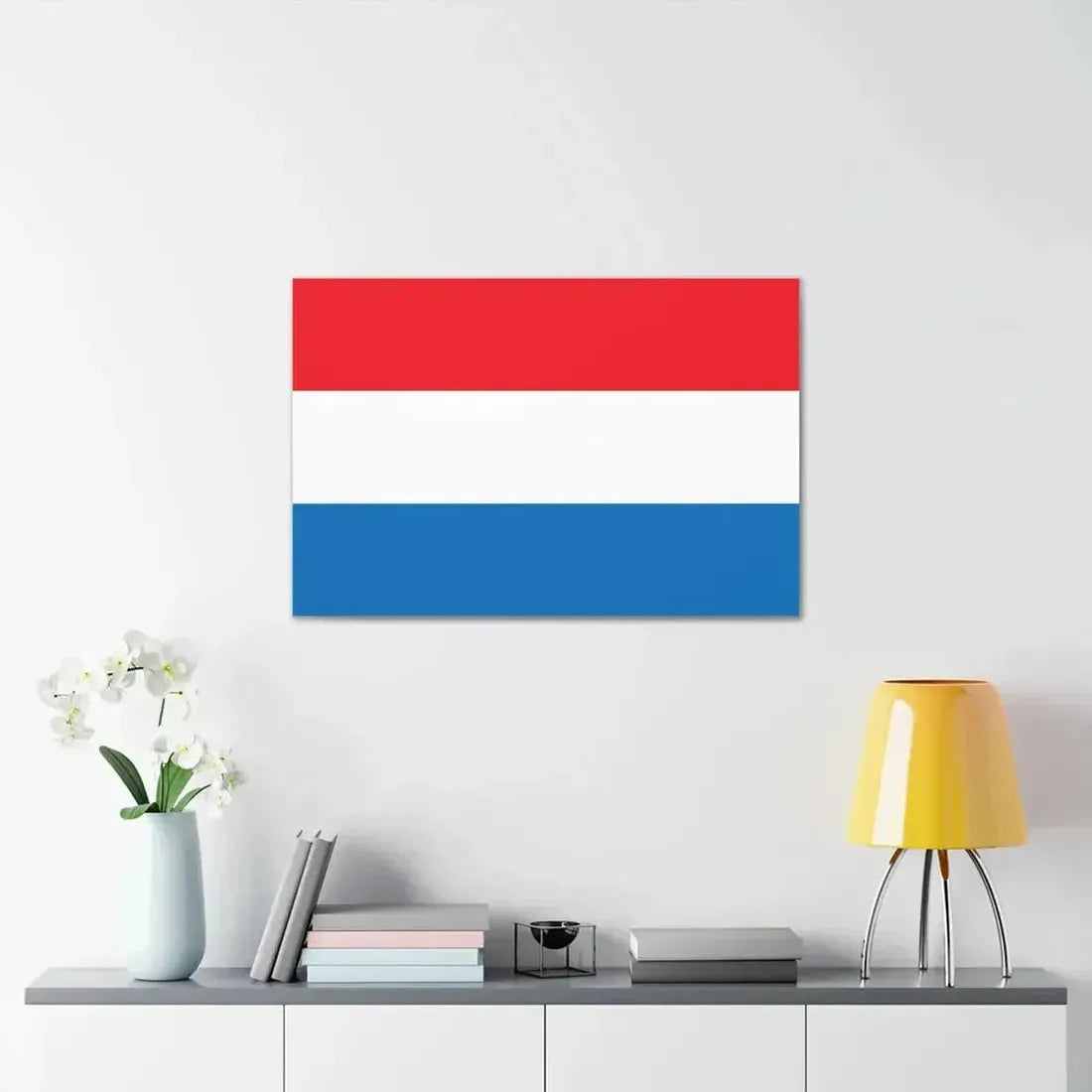 Flag of Heilbronn 2 Germany - Canvas Wall Art - The Sticker Space