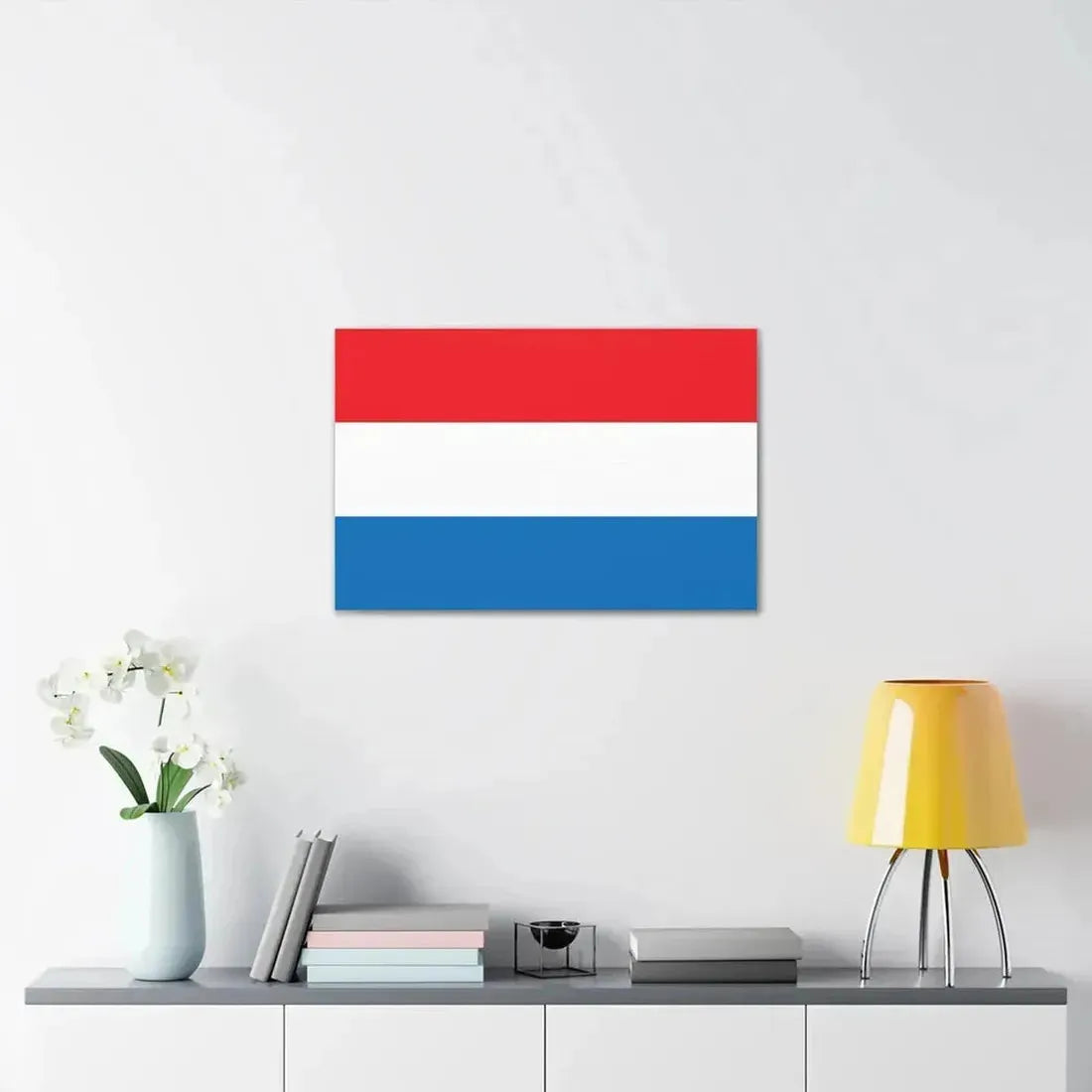 Flag of Heilbronn 2 Germany - Canvas Wall Art - The Sticker Space