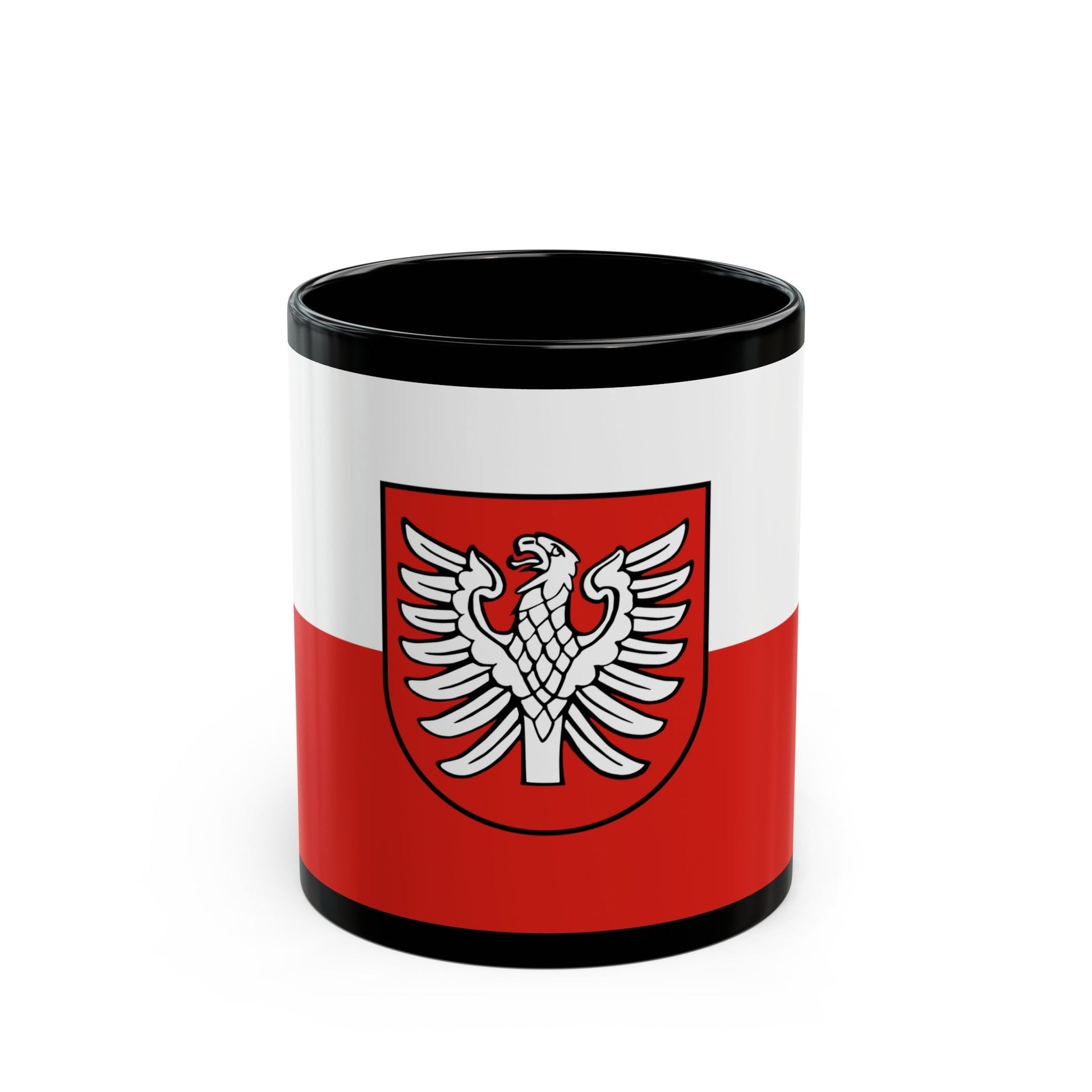 Flag of Heilbronn Germany - Black Coffee Mug-11oz-The Sticker Space