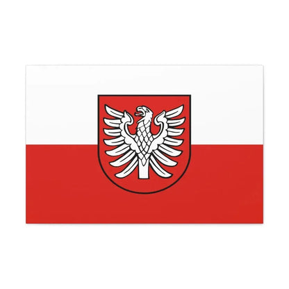 Flag of Heilbronn Germany - Canvas Wall Art 30" x 20" 1.25" - The Sticker Space