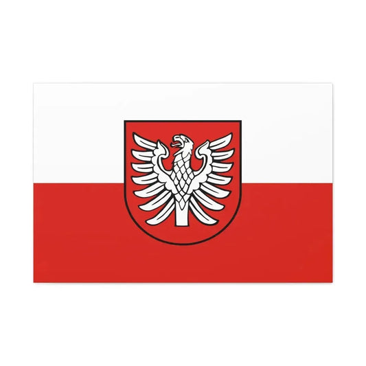Flag of Heilbronn Germany - Canvas Wall Art 36" x 24" 1.25" - The Sticker Space