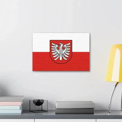 Flag of Heilbronn Germany - Canvas Wall Art - The Sticker Space