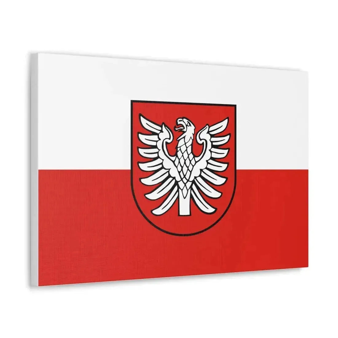 Flag of Heilbronn Germany - Canvas Wall Art - The Sticker Space