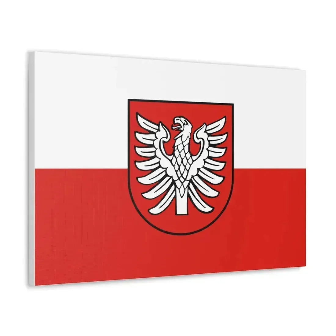 Flag of Heilbronn Germany - Canvas Wall Art - The Sticker Space