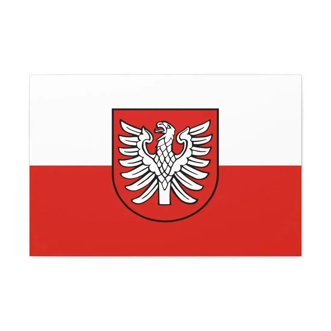 Flag of Heilbronn Germany - Canvas Wall Art - The Sticker Space