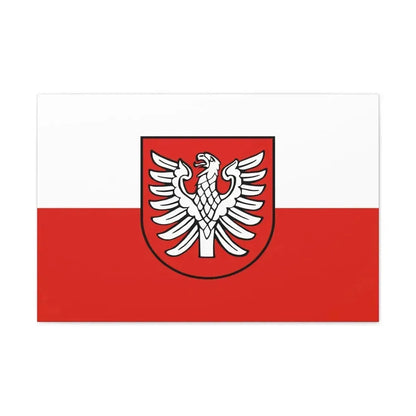 Flag of Heilbronn Germany - Canvas Wall Art - The Sticker Space