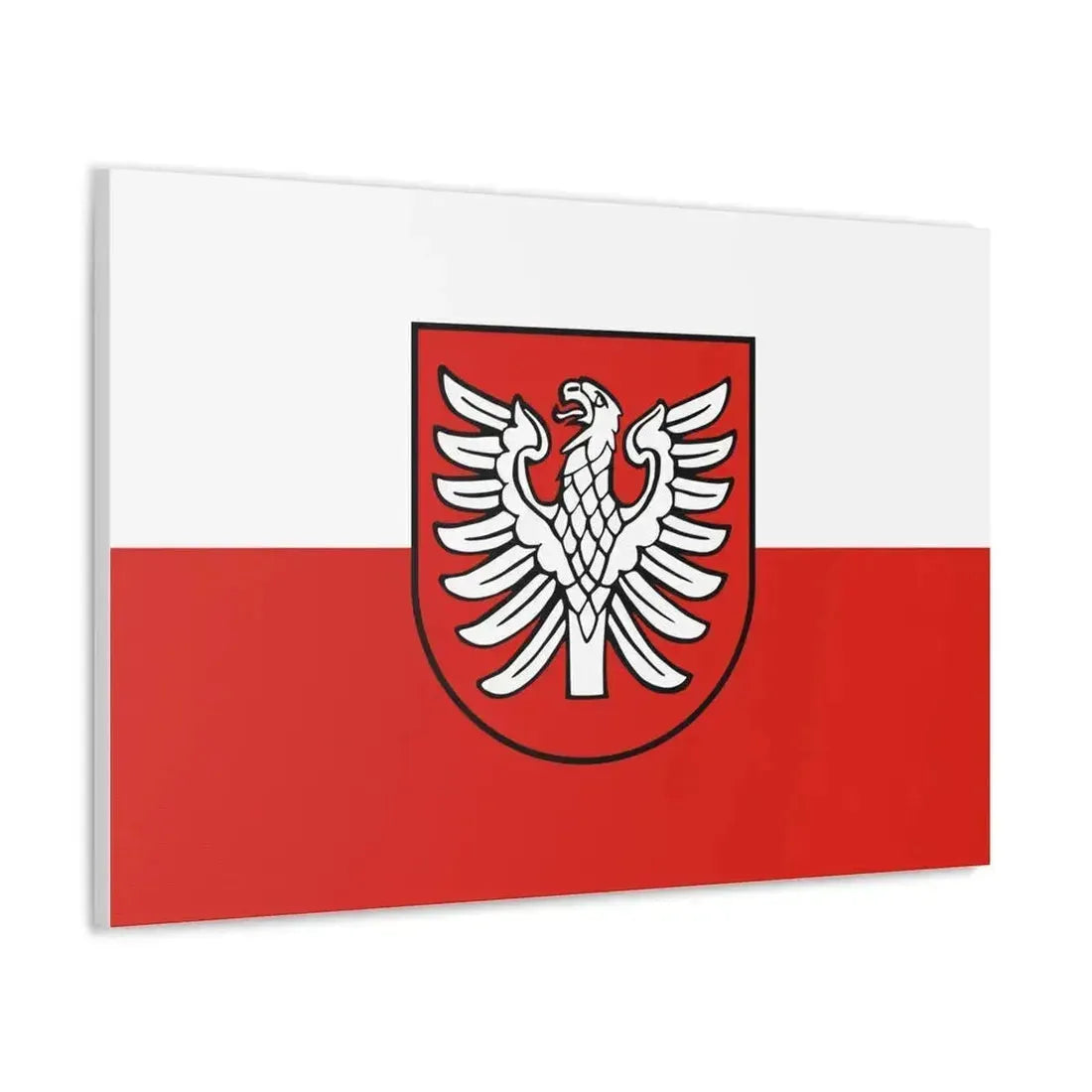 Flag of Heilbronn Germany - Canvas Wall Art - The Sticker Space