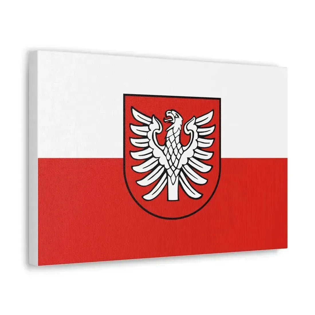 Flag of Heilbronn Germany - Canvas Wall Art - The Sticker Space