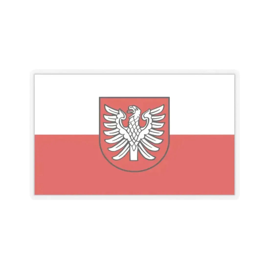 Flag of Heilbronn Germany - STICKER Vinyl Kiss-Cut Decal 2 Inch Transparent - The Sticker Space