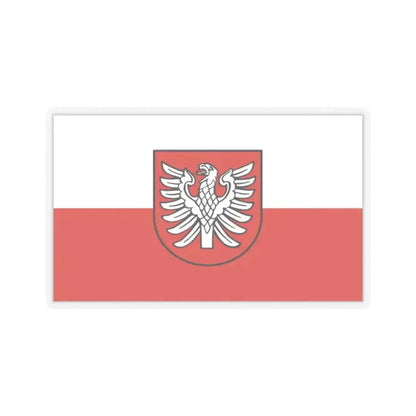 Flag of Heilbronn Germany - STICKER Vinyl Kiss-Cut Decal 2 Inch Transparent - The Sticker Space