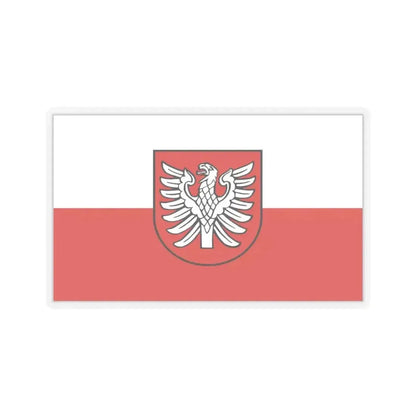 Flag of Heilbronn Germany - STICKER Vinyl Kiss-Cut Decal 4 Inch Transparent - The Sticker Space