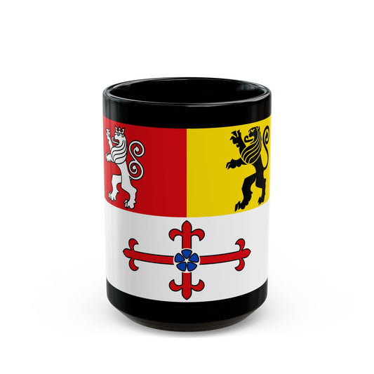 Flag of Heinsberg Germany - Black Coffee Mug-15oz-The Sticker Space