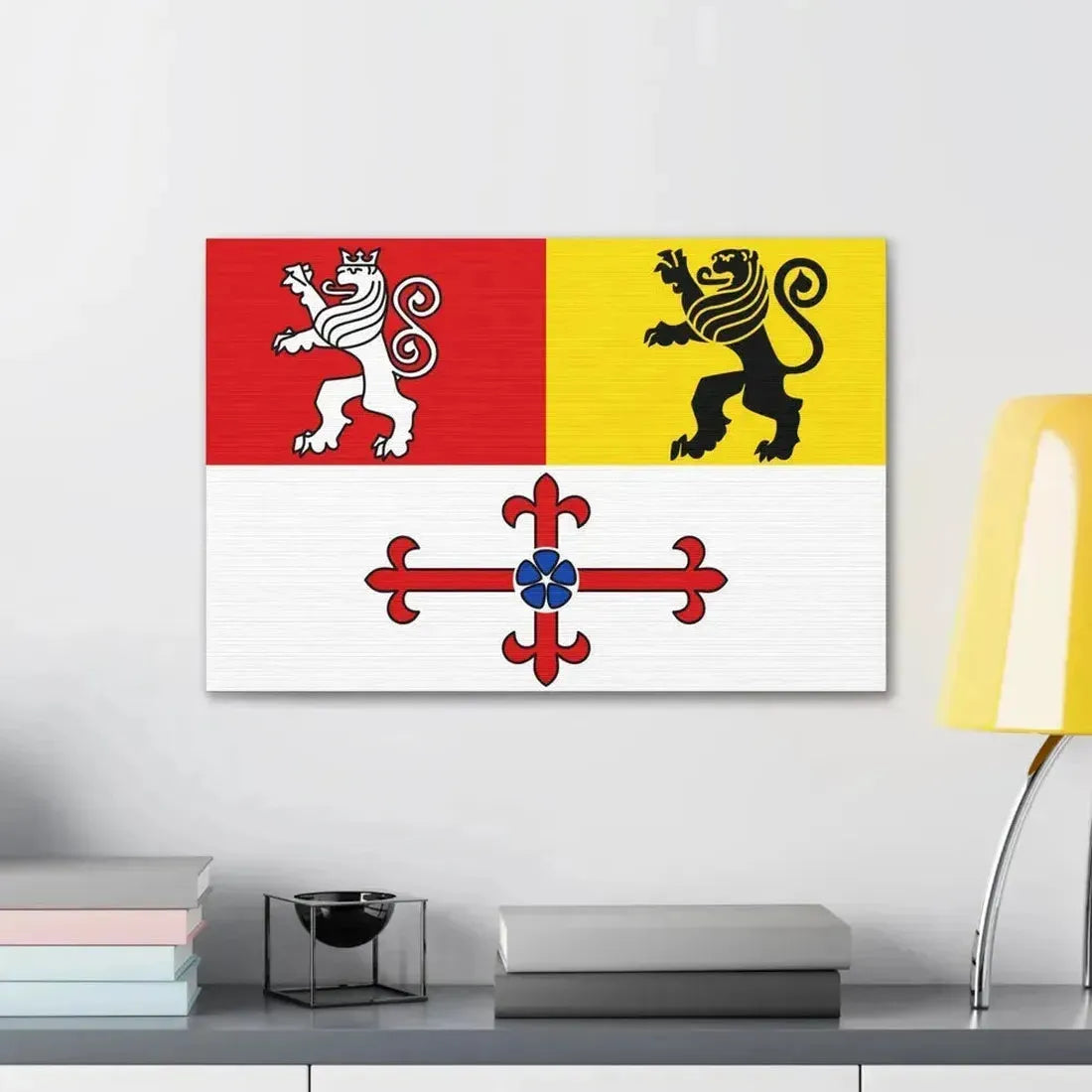 Flag of Heinsberg Germany - Canvas Wall Art - The Sticker Space