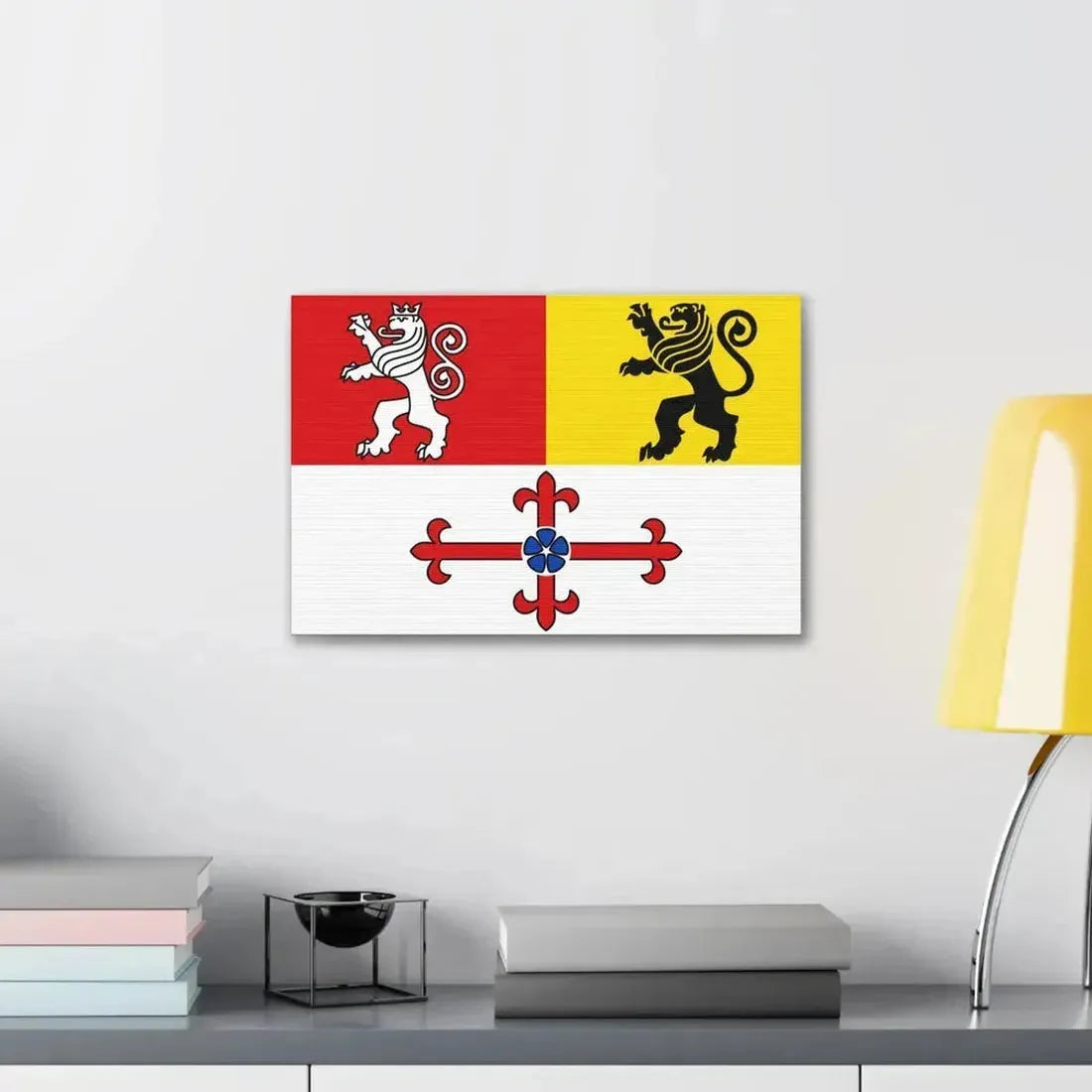 Flag of Heinsberg Germany - Canvas Wall Art - The Sticker Space