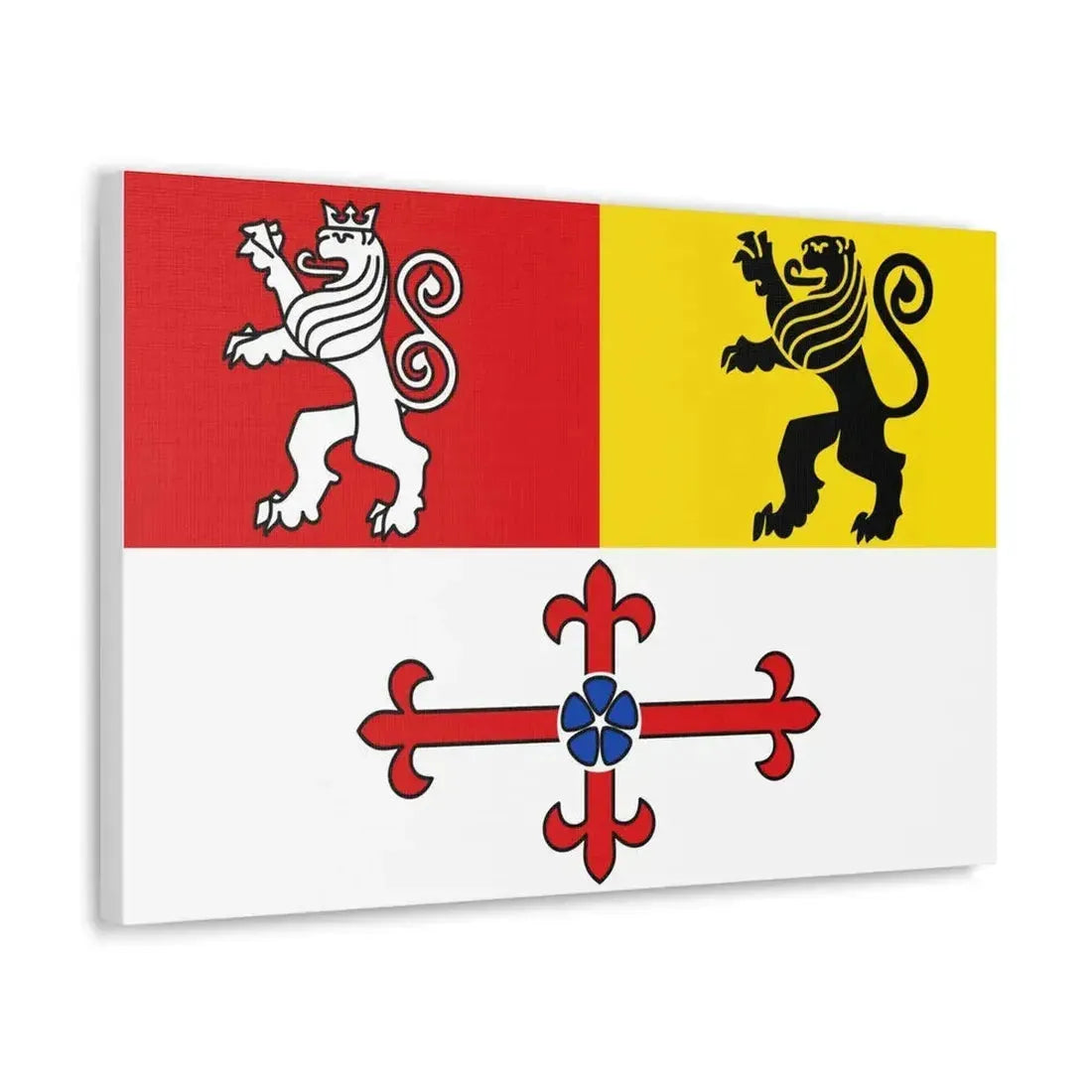 Flag of Heinsberg Germany - Canvas Wall Art - The Sticker Space