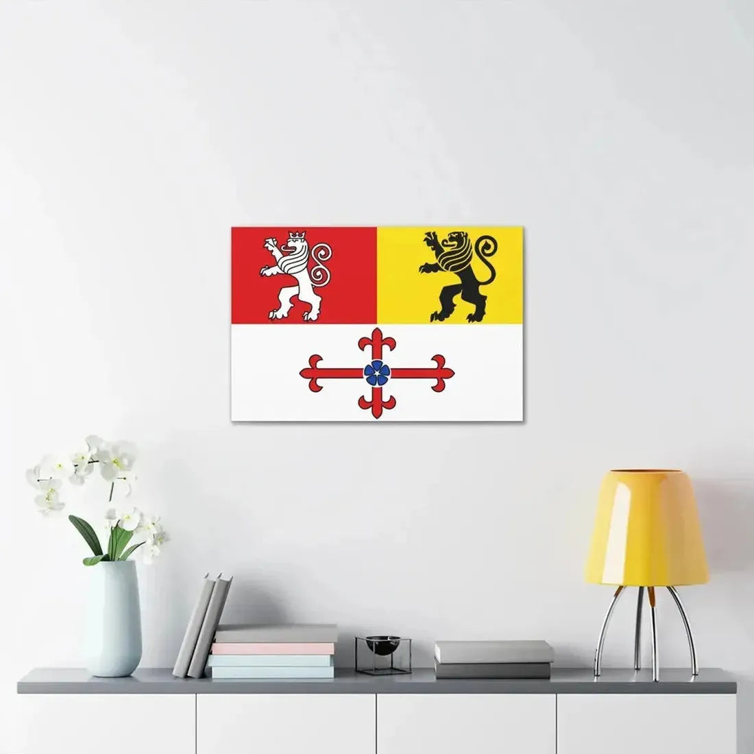 Flag of Heinsberg Germany - Canvas Wall Art - The Sticker Space