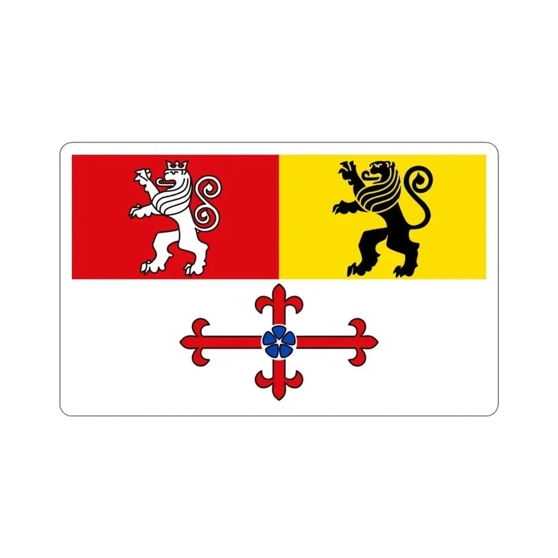 Flag of Heinsberg Germany STICKER Vinyl Die-Cut Decal 3 Inch - The Sticker Space