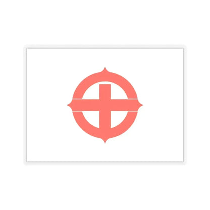 Flag of Hekinan Japan - STICKER Vinyl Kiss-Cut Decal 2 Inch Transparent - The Sticker Space