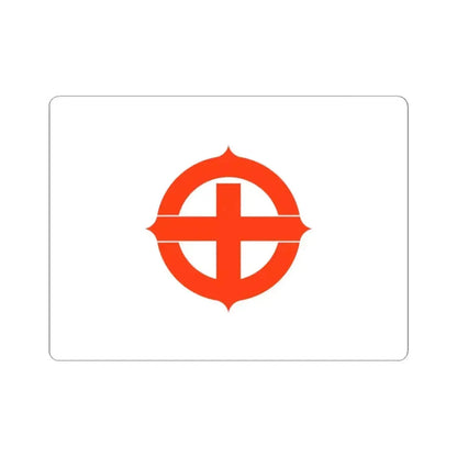 Flag of Hekinan Japan - STICKER Vinyl Kiss-Cut Decal 3 Inch White - The Sticker Space