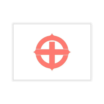 Flag of Hekinan Japan - STICKER Vinyl Kiss-Cut Decal 6 Inch Transparent - The Sticker Space
