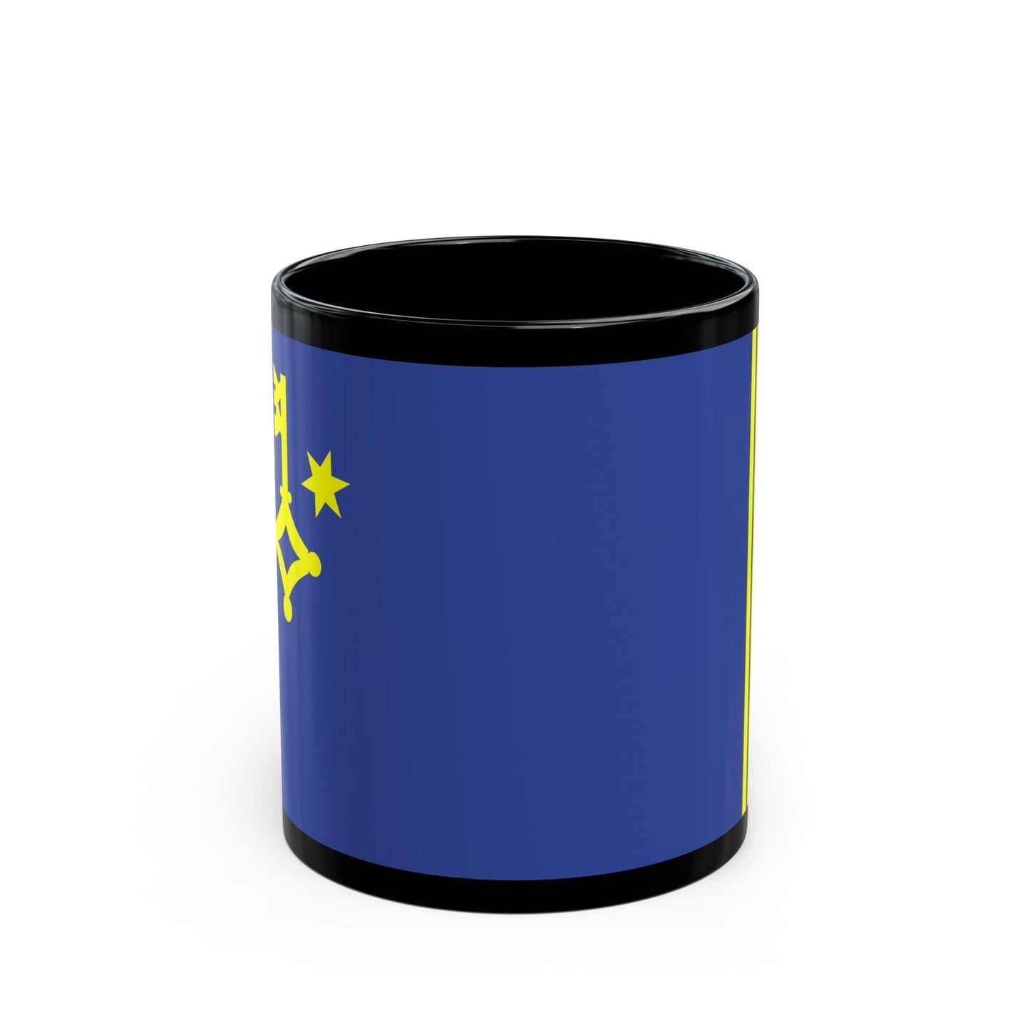 Flag of Hel Poland - Black Coffee Mug-11oz-The Sticker Space