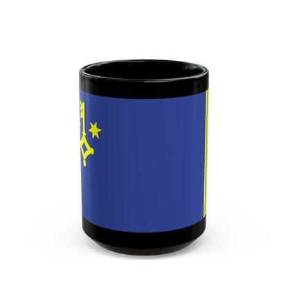 Flag of Hel Poland - Black Coffee Mug-15oz-The Sticker Space