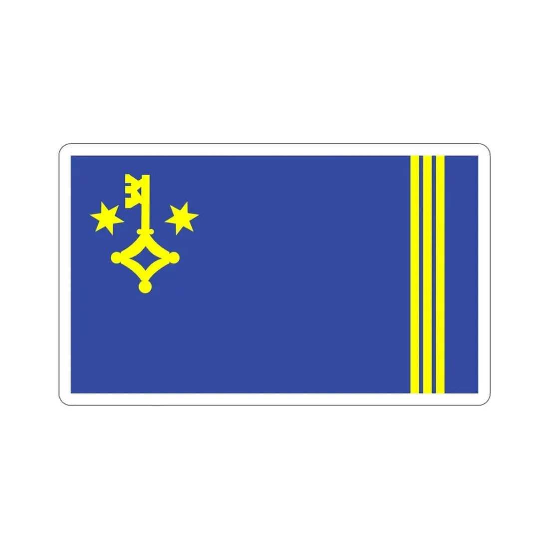 Flag of Hel Poland STICKER Vinyl Die-Cut Decal - The Sticker Space