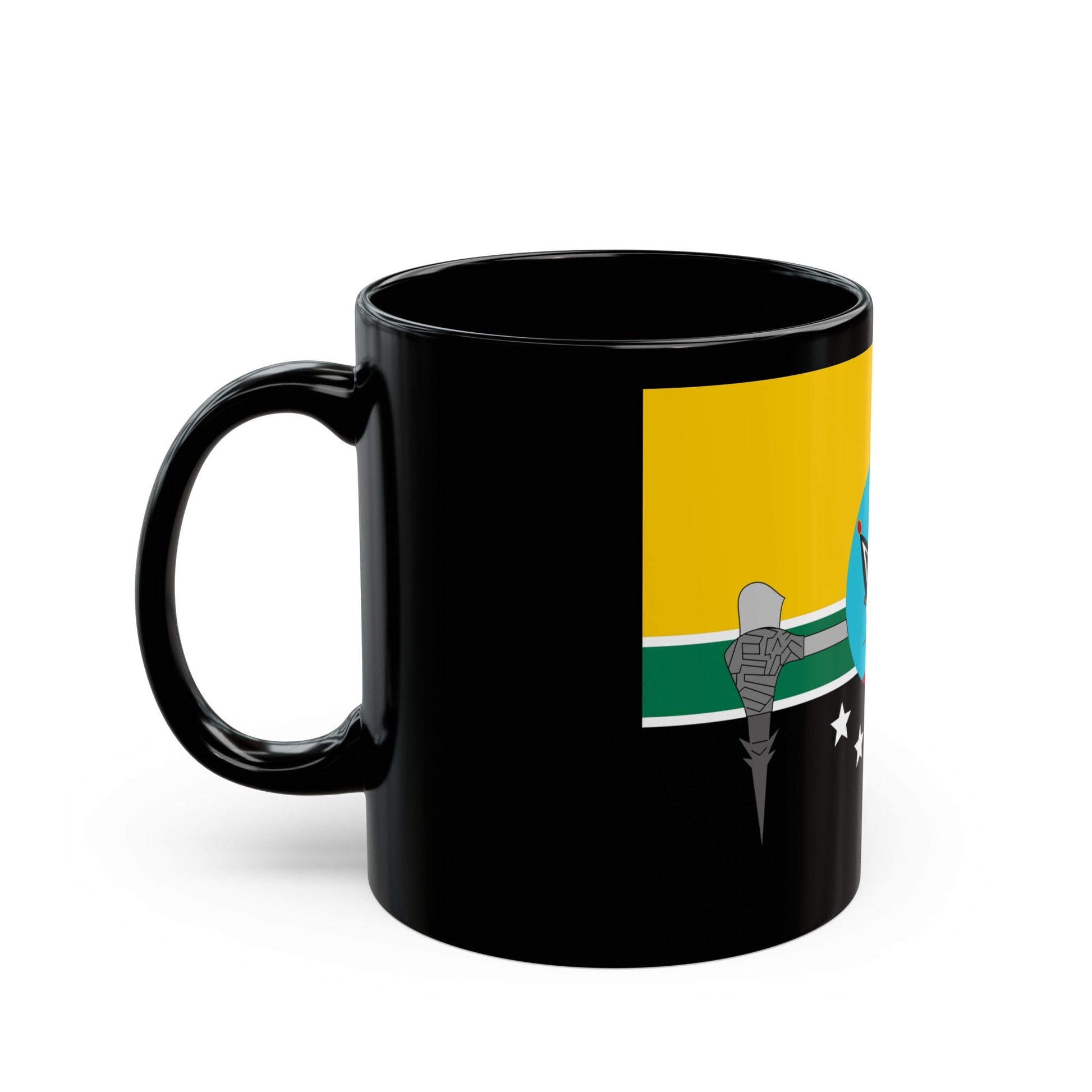 Flag of Hela Papa New Guinea - Black Coffee Mug-The Sticker Space