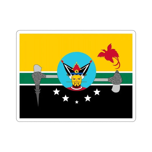 Flag of Hela Papa New Guinea STICKER Vinyl Die-Cut Decal 6 Inch - The Sticker Space