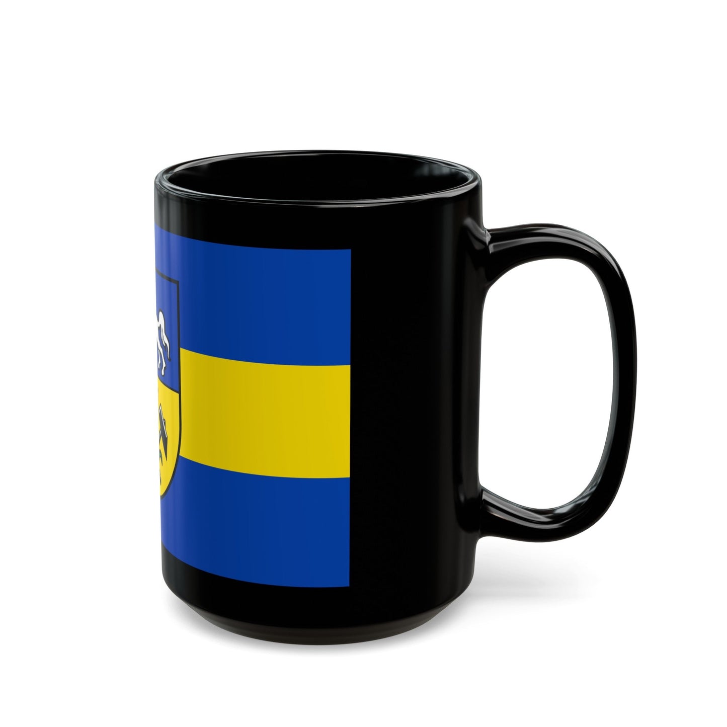 Flag of Helmstedt Germany - Black Coffee Mug-The Sticker Space