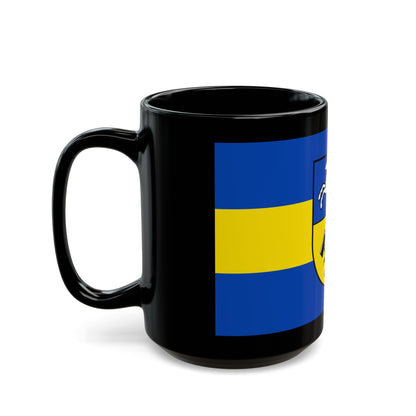 Flag of Helmstedt Germany - Black Coffee Mug-The Sticker Space