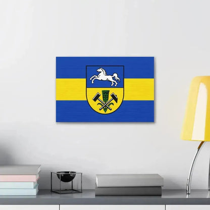 Flag of Helmstedt Germany - Canvas Wall Art - The Sticker Space