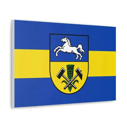 Flag of Helmstedt Germany - Canvas Wall Art - The Sticker Space