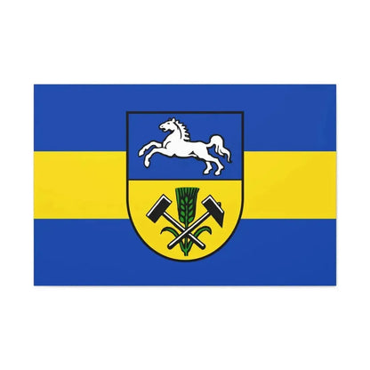 Flag of Helmstedt Germany - Canvas Wall Art - The Sticker Space