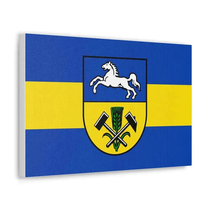 Flag of Helmstedt Germany - Canvas Wall Art - The Sticker Space
