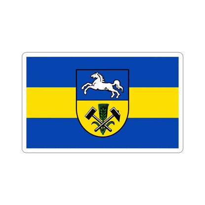 Flag of Helmstedt Germany STICKER Vinyl Die-Cut Decal 3 Inch - The Sticker Space