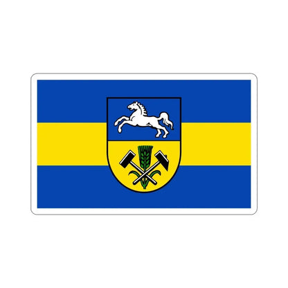 Flag of Helmstedt Germany STICKER Vinyl Die-Cut Decal 5 Inch - The Sticker Space
