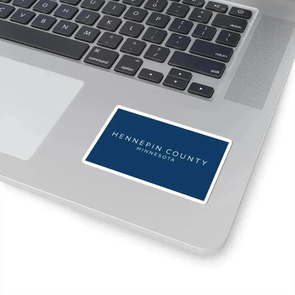 Flag of Hennepin County Minnesota 2022 (United States) STICKER Vinyl Kiss-Cut Decal - The Sticker Space