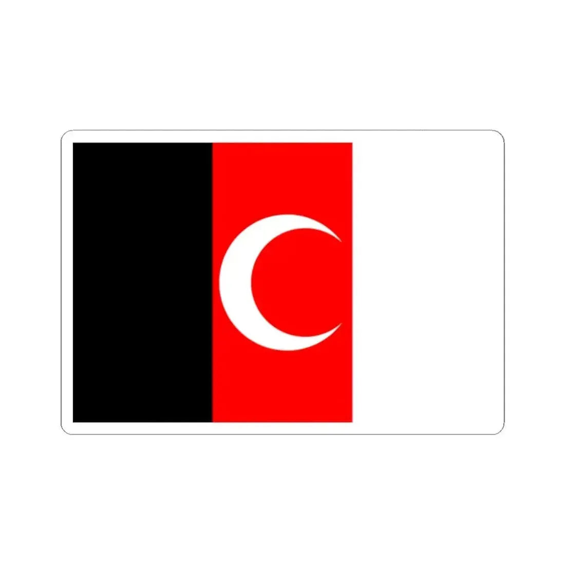 Flag of Herat Government 1930 (Afghanistan) STICKER Vinyl Kiss-Cut Decal 2 Inch White - The Sticker Space