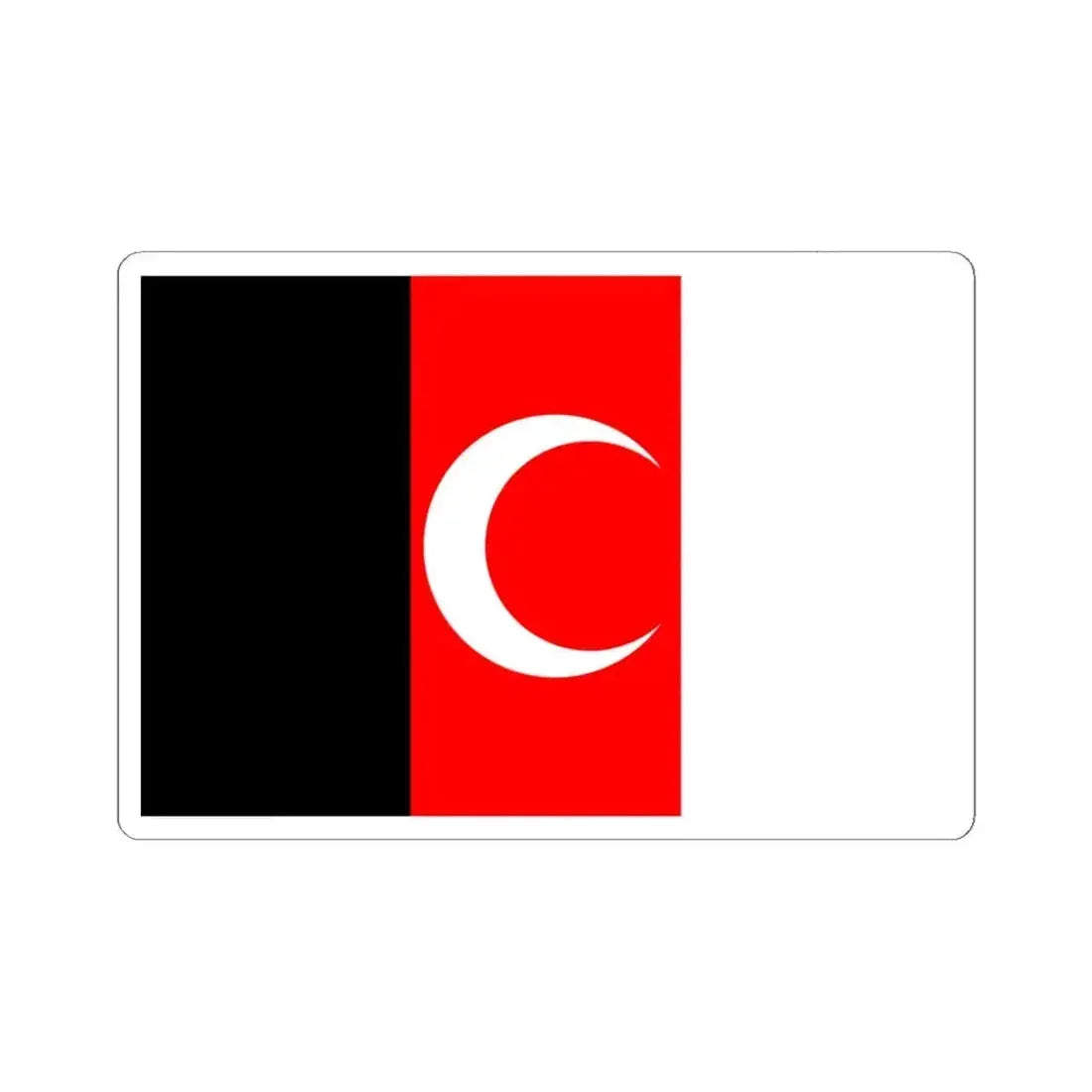 Flag of Herat Government 1930 (Afghanistan) STICKER Vinyl Kiss-Cut Decal 6 Inch White - The Sticker Space